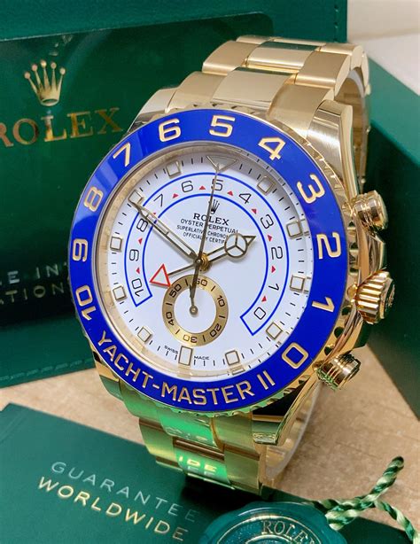 rolex yacht master ii solid gold model 116688|rolex yacht master ii 44mm.